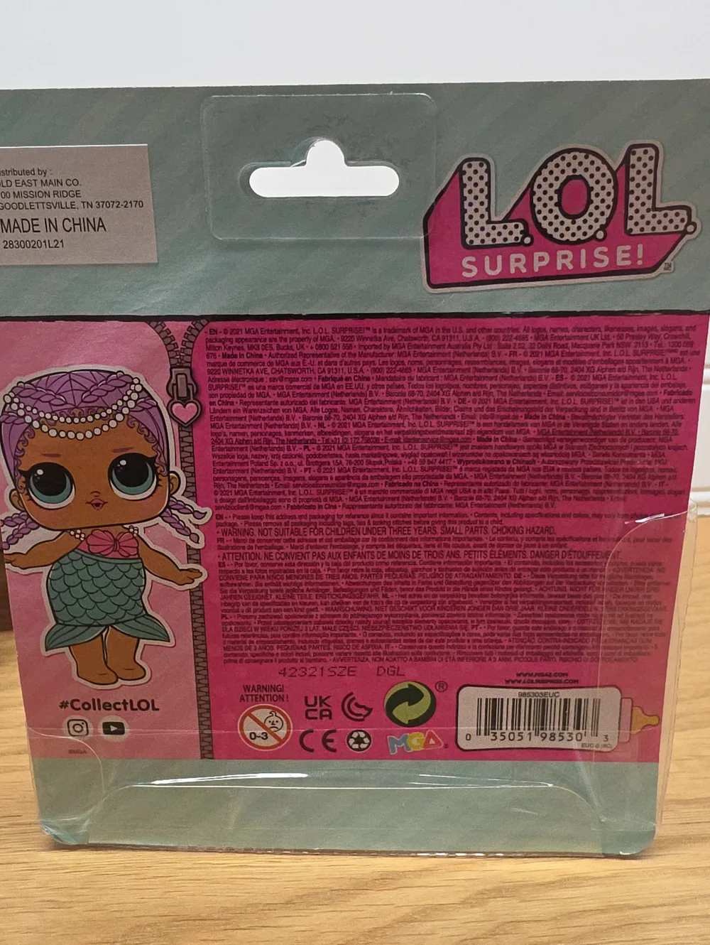 6 L.O.L. Surprise!  Dolls in Pink & Aqua Blister Packs NIP